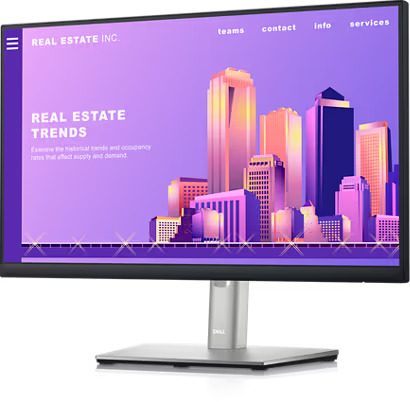 DELL P2222H / MONITOR DE 22 FHD 1920 X 1080 / PANEL IPS / 60HZ / 5MS / 1X HDMI, VGA, DP / 4X USB 2.0 /